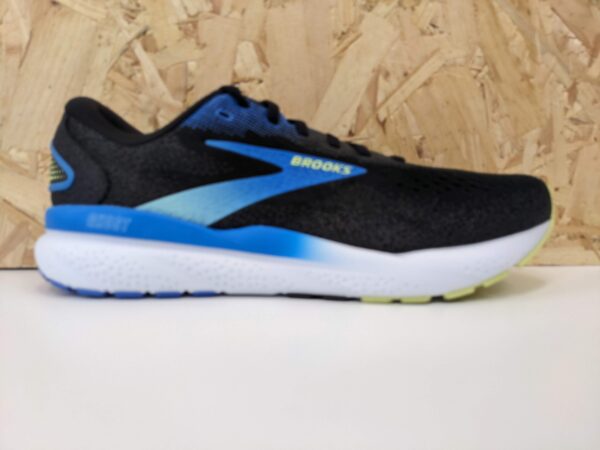 M-Brooks-Ghost-16-110418-1D-002-outside Men's Brooks Ghost 16 110418-1D-002 Black/Cobalt/Neo Yellow