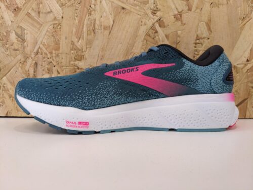 Women's Brooks Ghost 16 12040-1B-454 Blue/Pink/Moroccan Blue