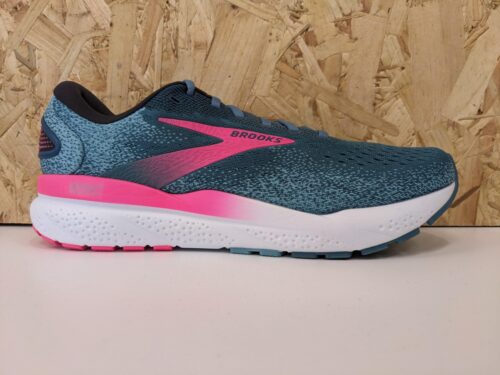 Women's Brooks Ghost 16 12040-1B-454 Blue/Pink/Moroccan Blue
