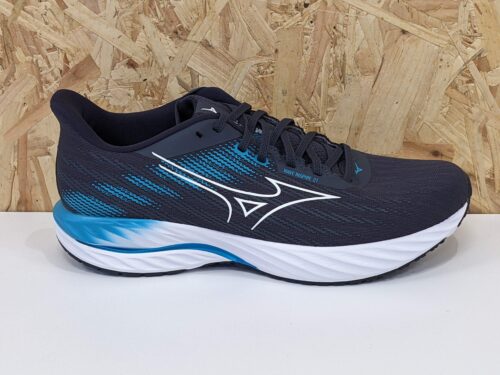 Men's Mizuno Wave Inspire 21 J1GC2544 01 - Blue Dark Blue - Outside