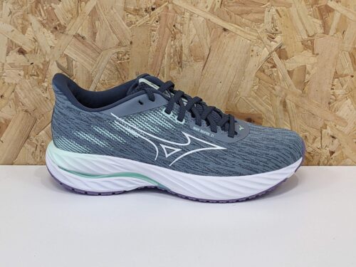 Women's Mizuno Wave Inspire 21 J1GD2544 21 - Green Grey - Outside