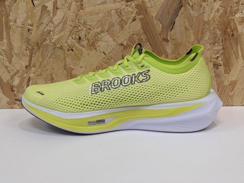 Mens Brooks Hyperion 3 - 110465 1D 369 - Sunny Lime-Olive-White - Inside