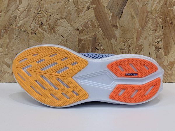 Womens Brooks Hyperion 3 - 120455 1B 426 - Blue Heron-Orange-White - Sole