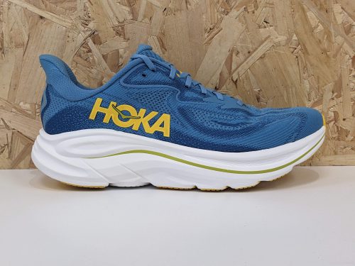 Mens Hoka Clifton 10 1162030 ALF Alpine Blue Foggy Night - Outside Mens Hoka Clifton 10 1162030 ALF Alpine Blue Foggy Night