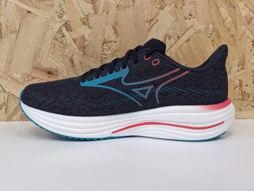 Mens Mizuno Wave Rider 29 J1GC250301 Grey Capri Breeze Calypso Coral