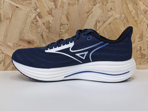 Mens Mizuno Wave Rider 29 J1GC250352 Estate Blue White Lightning Yellow
