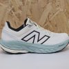 Womens New Balance Fresh Foam W860T14 White Aqua Navy - Outside Womens New Balance Fresh Foam W860T14 White Aqua Navy