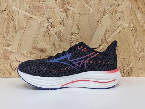 Women's Mizuno Wave Rider 29 J1GD250321 Odyssey Grey/Iris Bloom/Calypso Coral